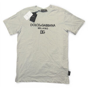 Men's Dolce & Gabbana Short Sleeve Tee Size Small Light Gray
